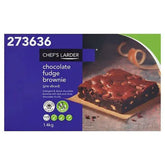Chefs Larder Chocolate Fudge Brownie 1.4kg  Adomoo